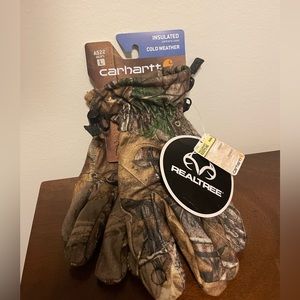 Mens Carhartt X Realtree Winter gloves Size large
